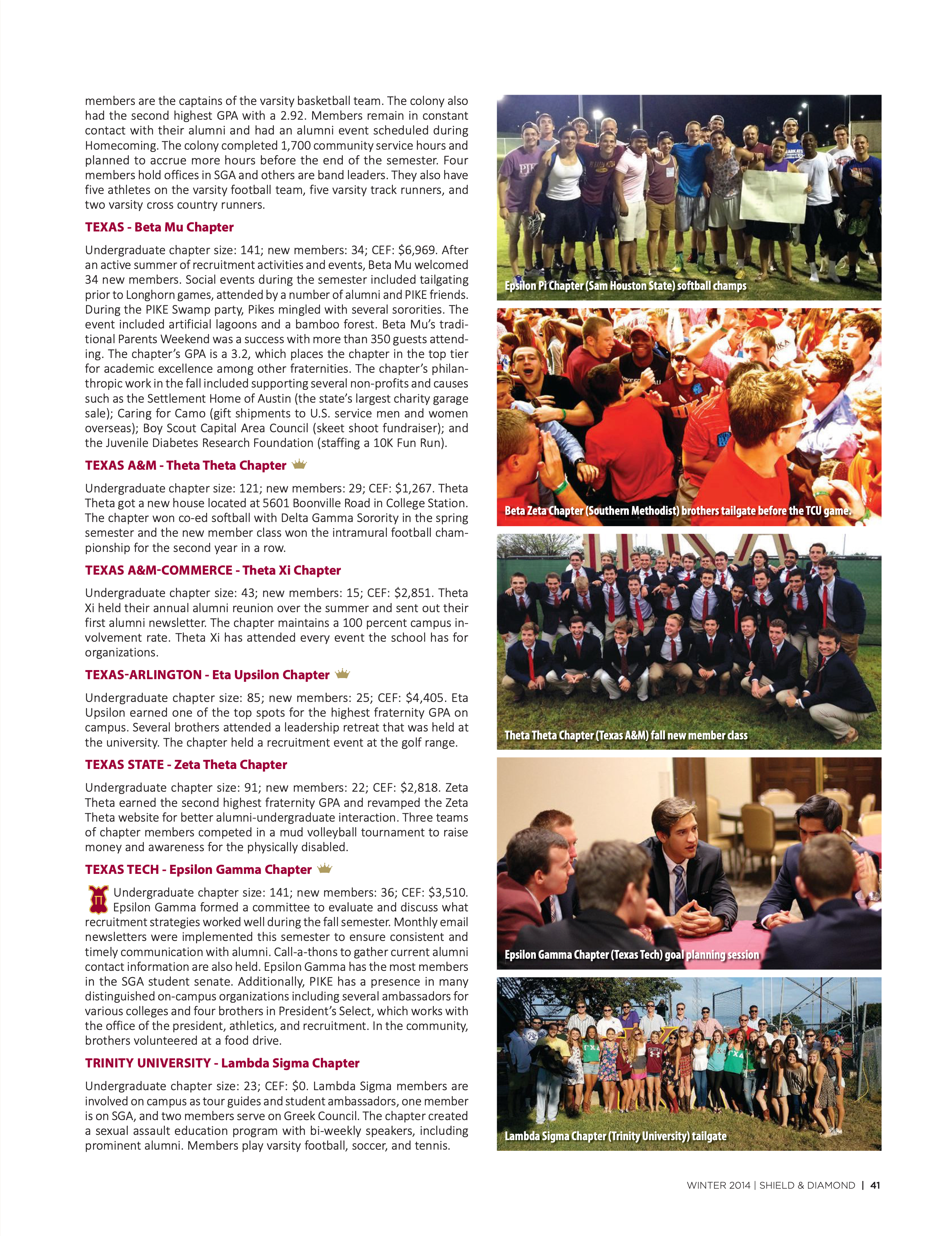 Chapter Notes, Continued 3, Winter 2014